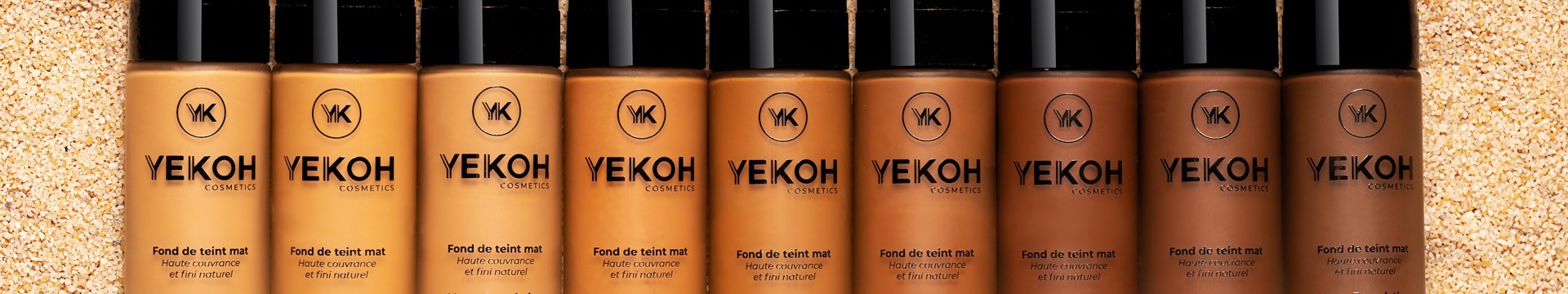 Fond de teint haute couvrance Yekoh Cosmetics